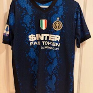 Inter Milan 21/22 Home Jersey - Barella #23 - Serie A Patch - fits large
